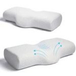Cloud Shape Contour Orthopedic Anti Snore Cervical Memory Foam Sleep Pillow for Neck Pain